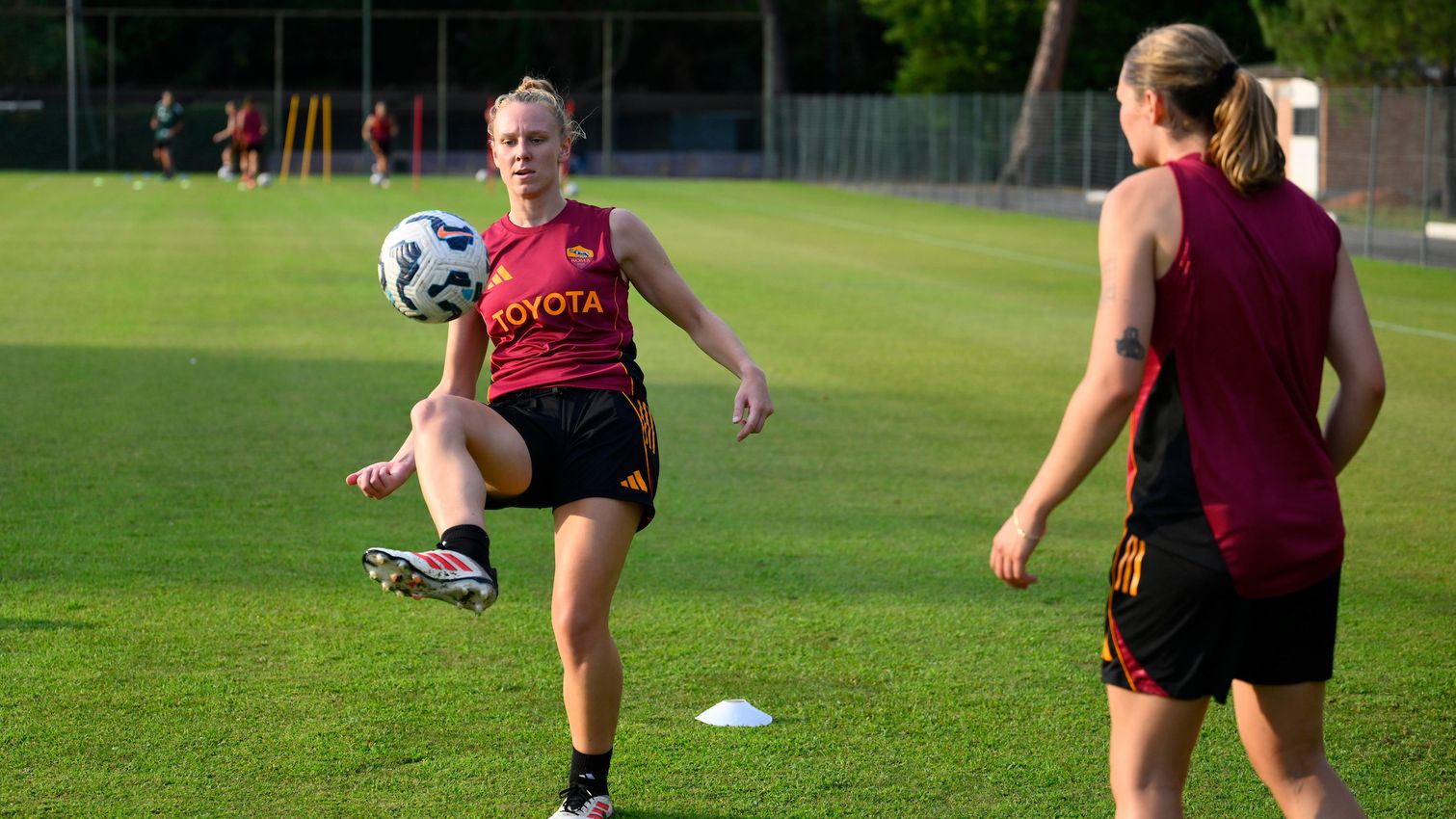 As Roma Gallery Image - Femminile: primo allenamento