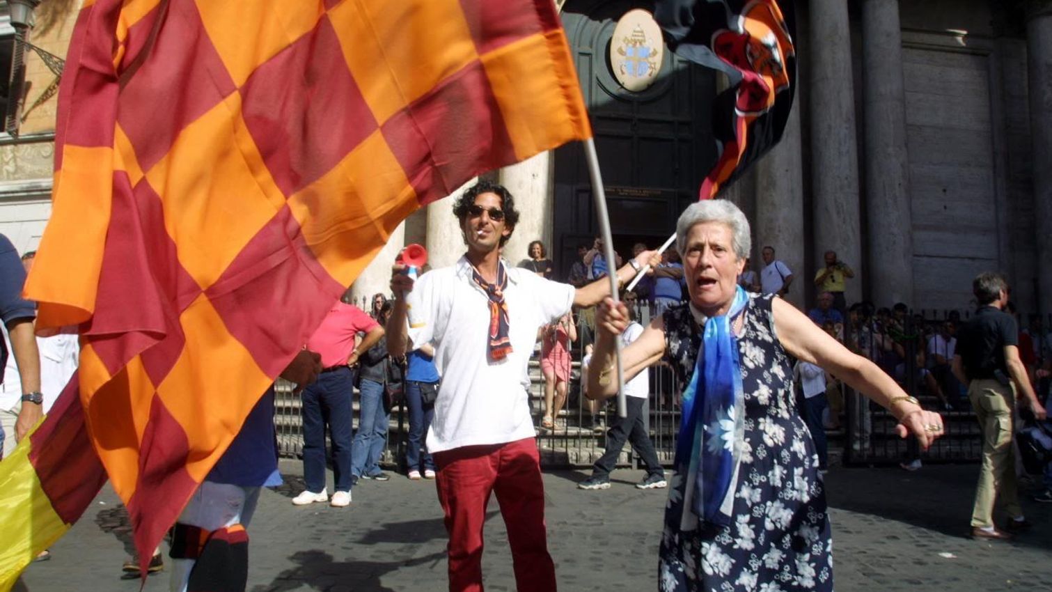 As Roma Gallery Image - 17 giugno 2001: la festa in 20 immagini straordinarie