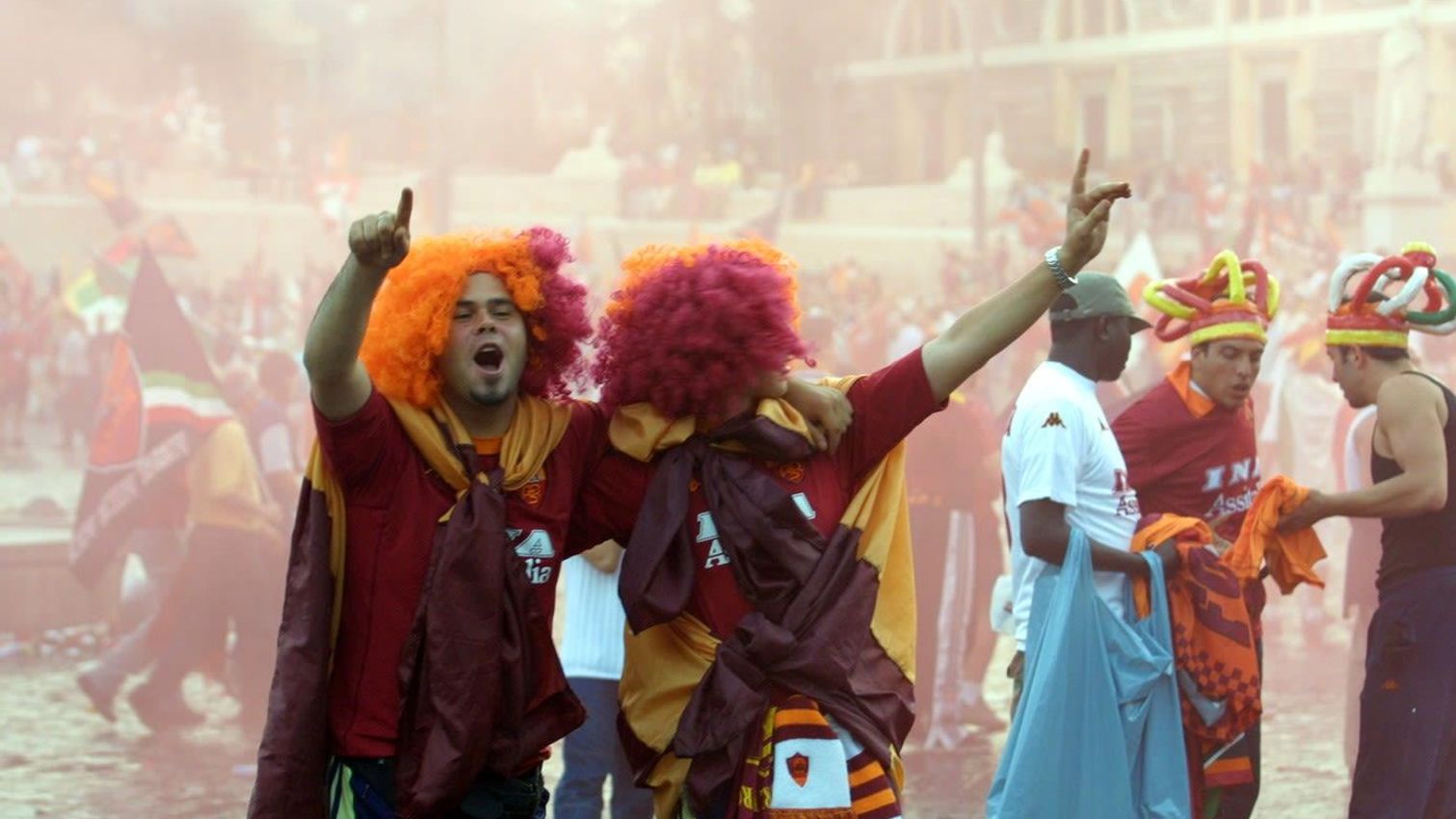 As Roma Gallery Image - 17 giugno 2001: la festa in 20 immagini straordinarie